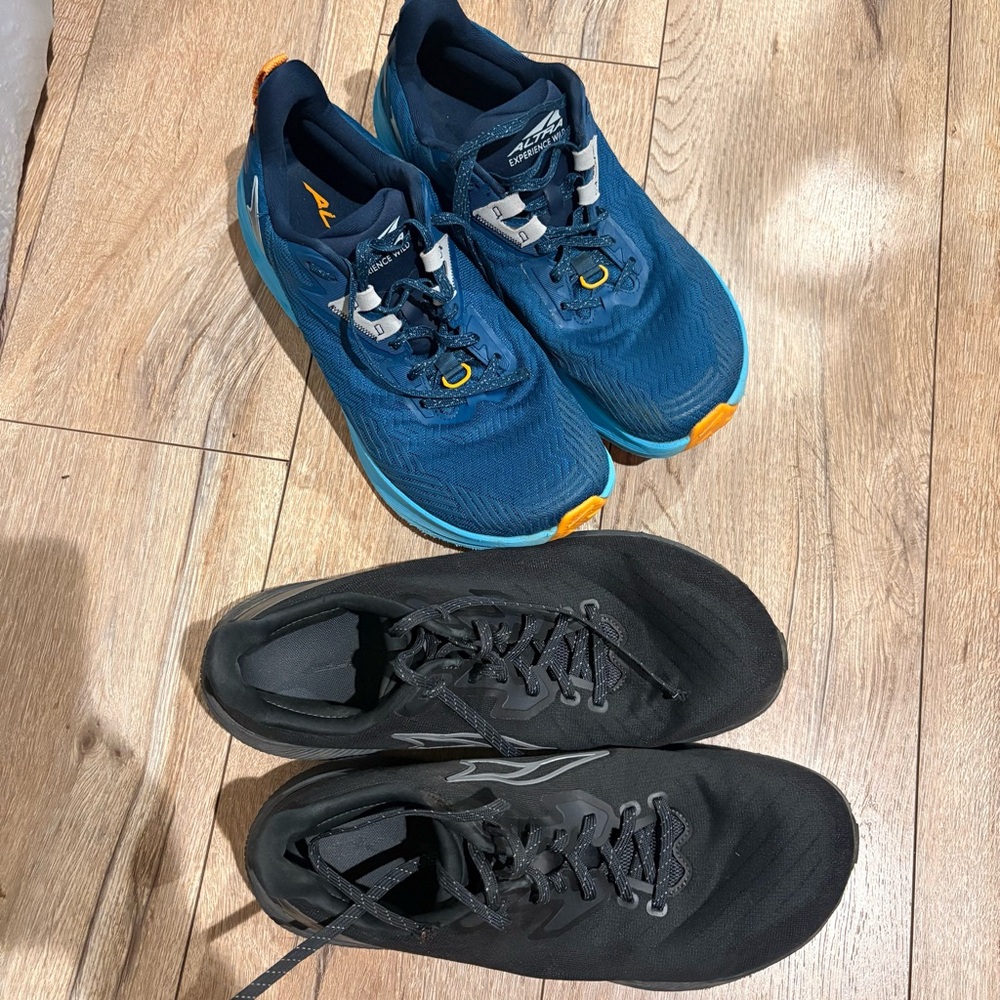 Altra Experience Wild Size 12 Men’s trail running shoes / Blue / Black Athletic
